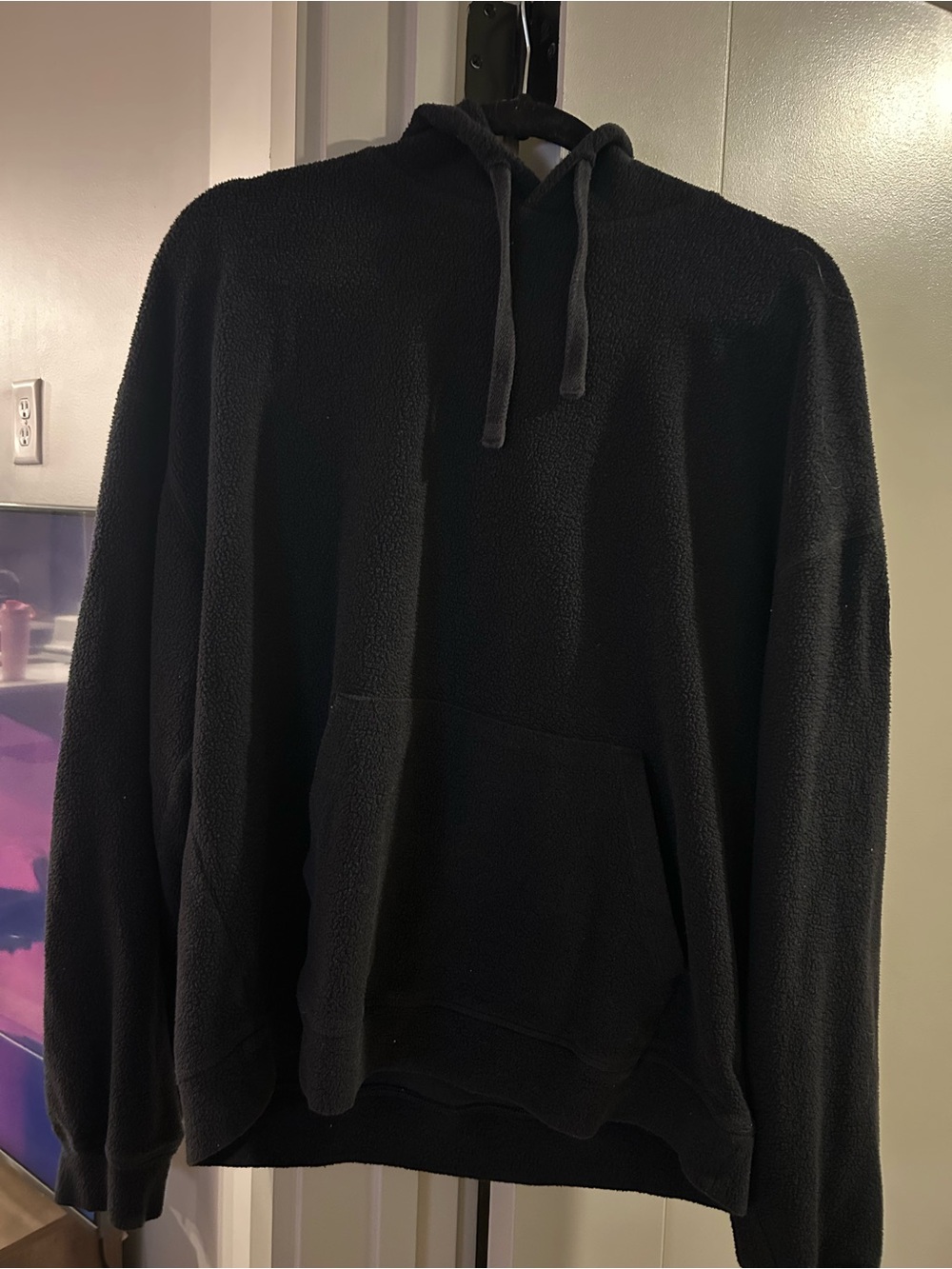 Alo Black Fleece Hoodie